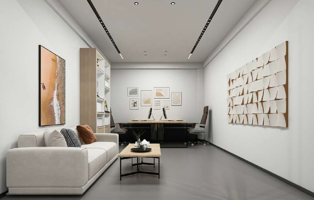 鄭州辦公室裝修設計視覺感受的塑造