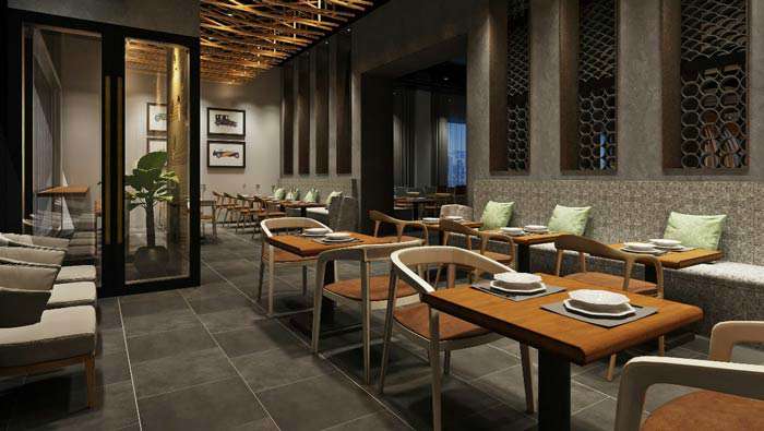 鄭州美食小吃店裝修設(shè)計效果圖