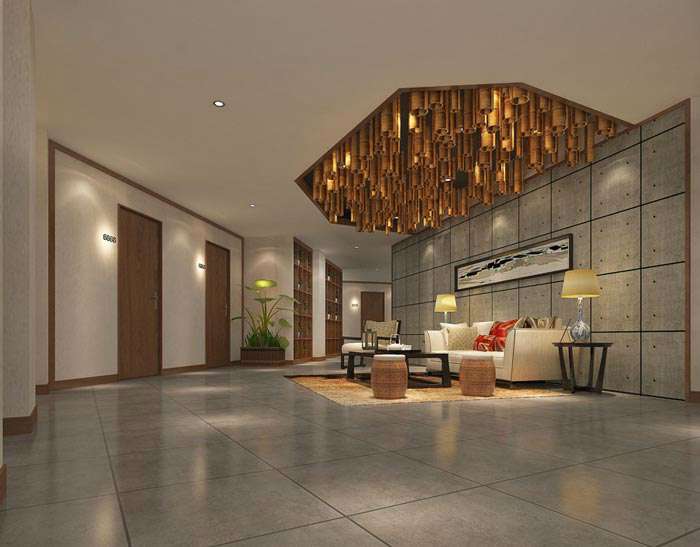 中式風格精品酒店裝修設(shè)計效果圖