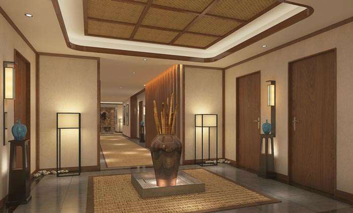 中式風格精品酒店裝修設(shè)計效果圖