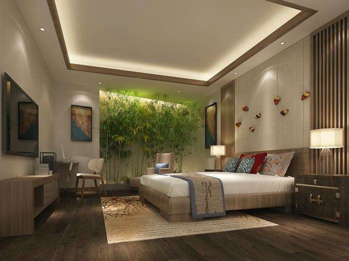 中式風格精品酒店裝修設(shè)計效果圖