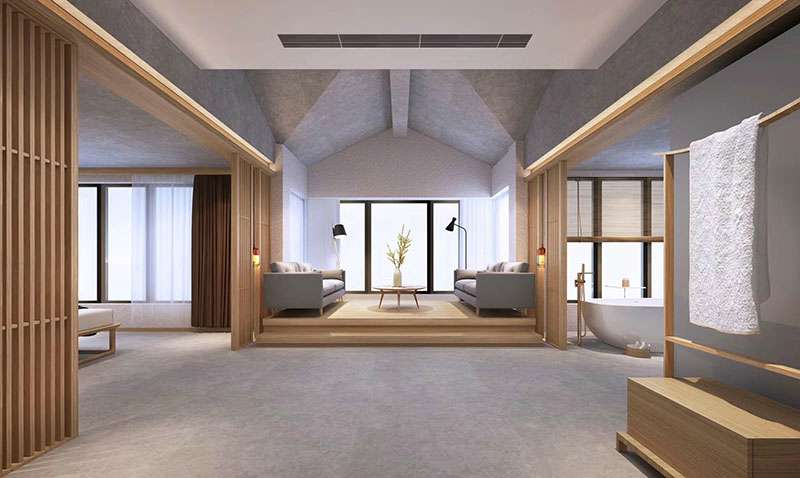 現(xiàn)代簡約民宿酒店裝修設計效果圖