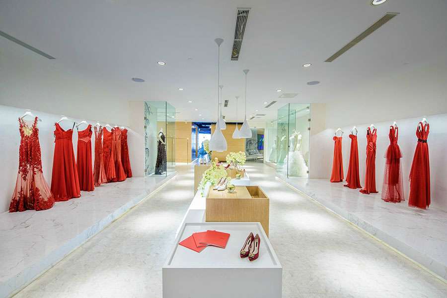 鄭州婚紗店裝修設(shè)計效果圖