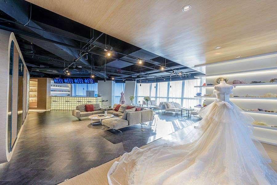 鄭州婚紗店裝修設(shè)計效果圖