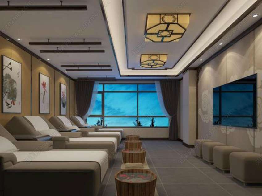 鄭州足浴店裝修巧省預算，足浴店裝修設計的省錢技巧