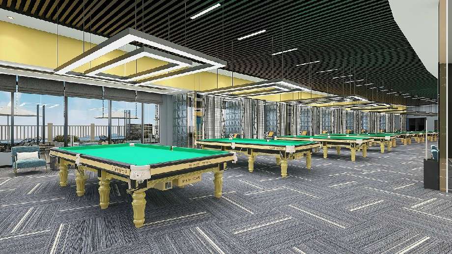 臺球會所裝修設(shè)計(jì)效果圖