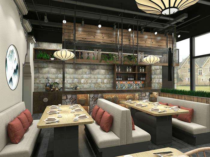 180平米中餐館裝修設(shè)計(jì)效果圖