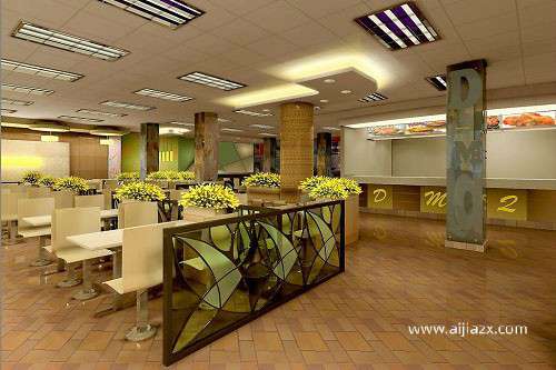 在鄭州開一家快餐店，快餐店怎樣裝修設計