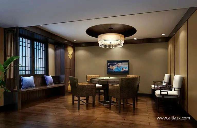 鄭州棋牌室裝修方案，棋牌室會所裝修設(shè)計說明