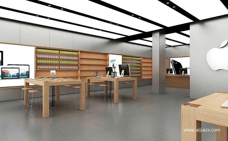 蘋果手機店怎么裝修，蘋果手機店室內設計