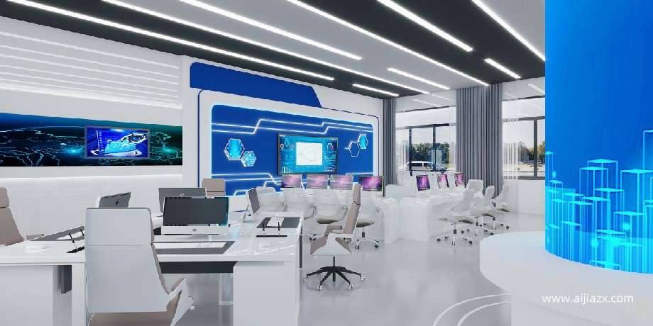 650平米企業(yè)科技展廳設計