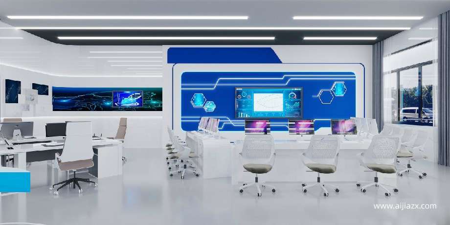 650平米企業(yè)科技展廳設計