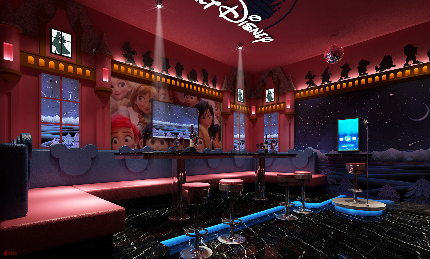 信陽KTV裝修設計效果圖