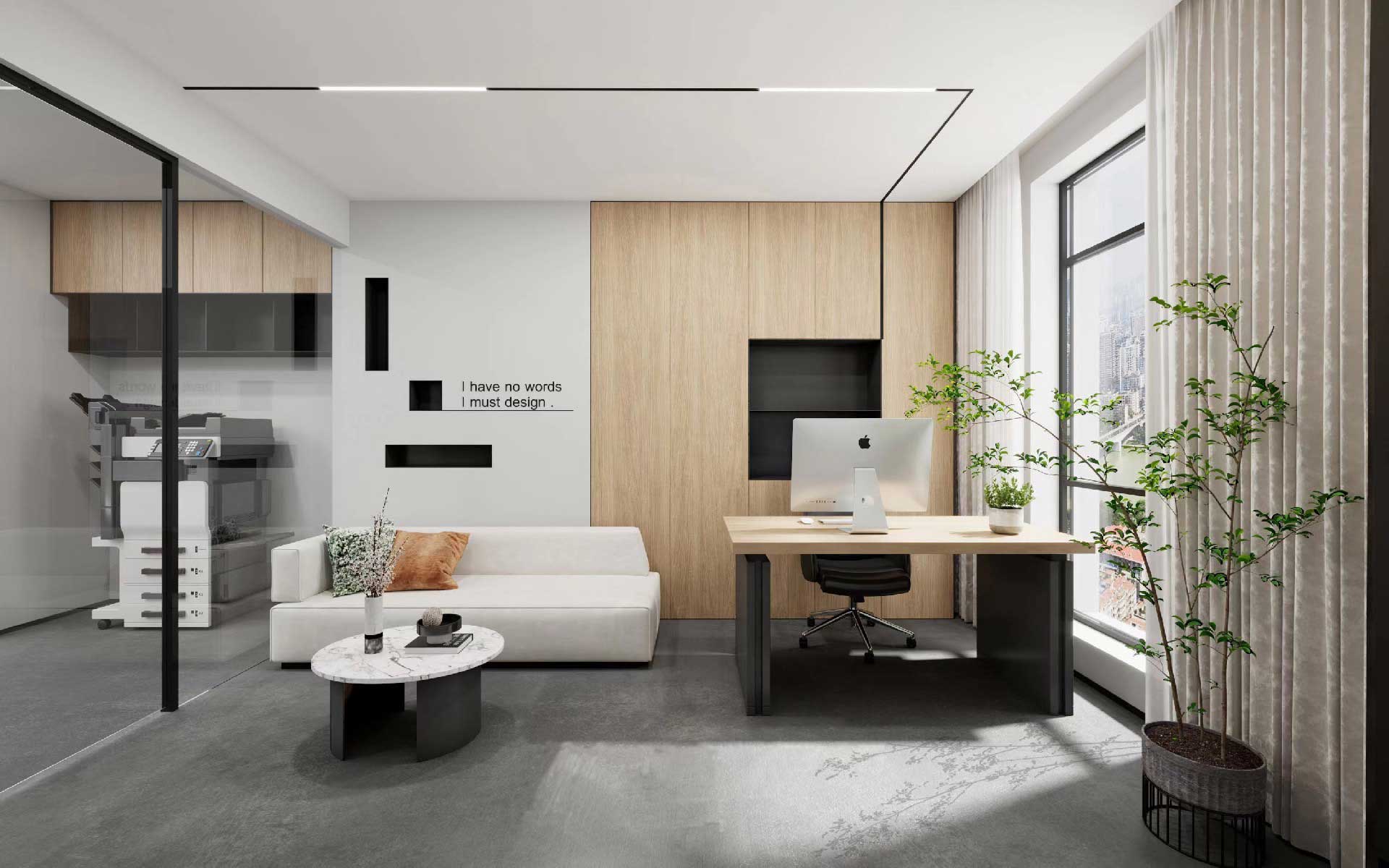 800平米鄭州金水區(qū)辦公室設(shè)計效果圖