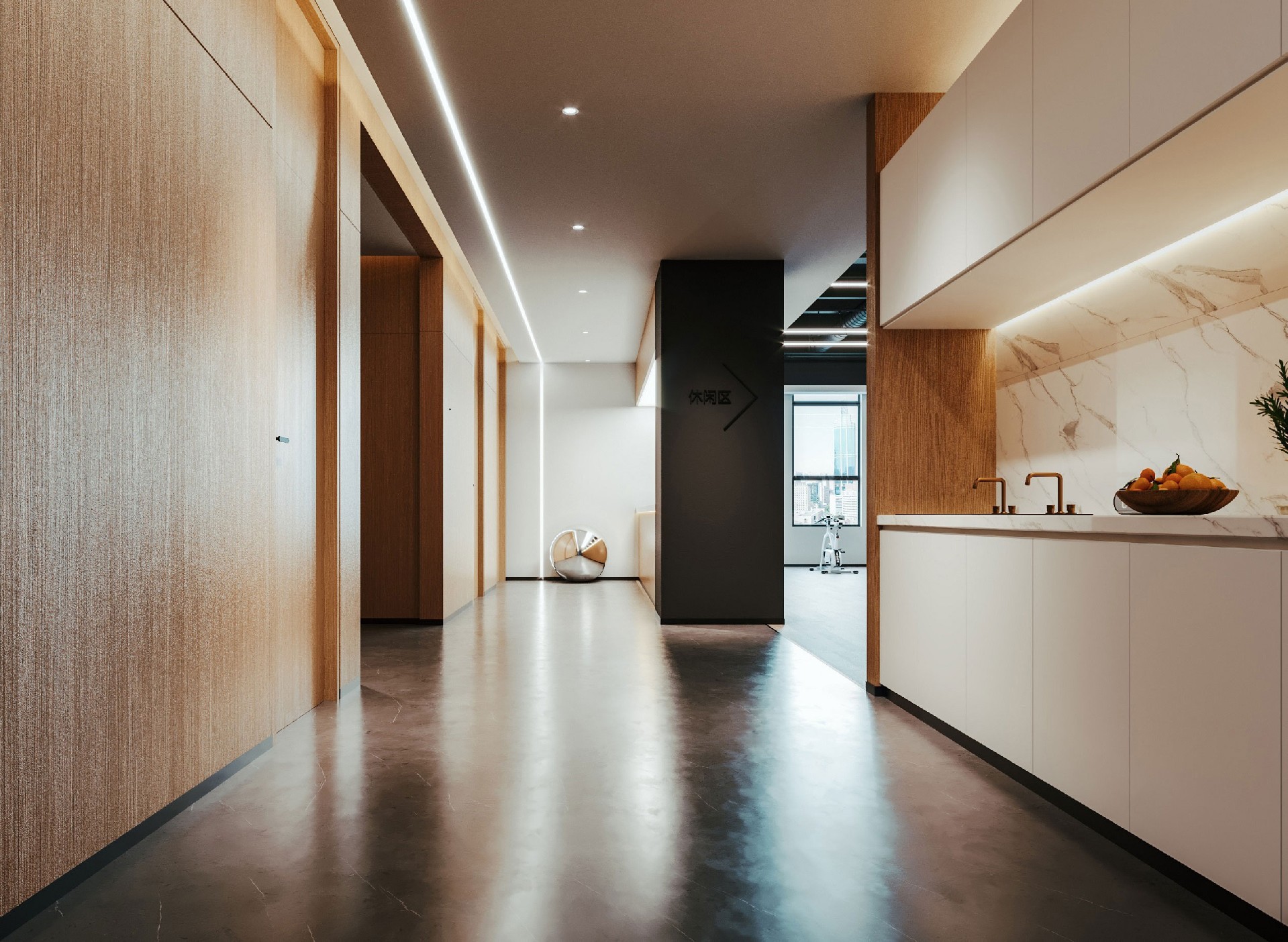 1300平米集團(tuán)公司辦公室裝修設(shè)計(jì)效果圖