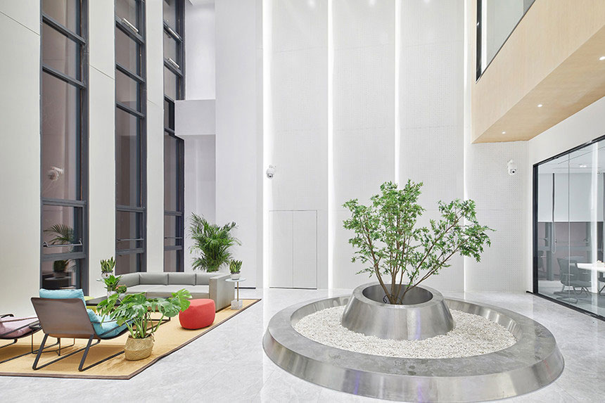 鄭州現(xiàn)代辦公室裝修設計-辦公室裝修效果圖