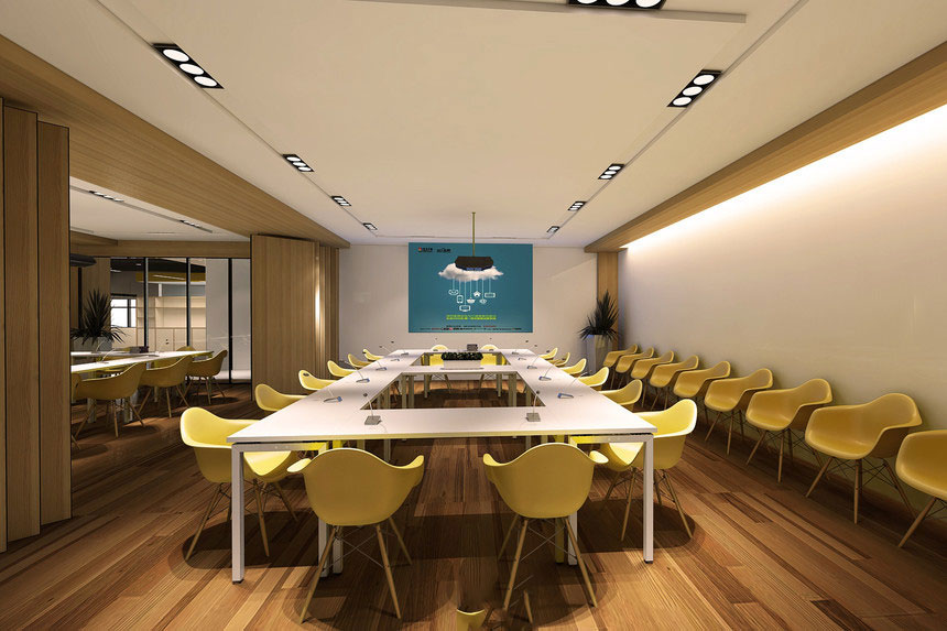 鄭州現(xiàn)代辦公室裝修設計-辦公室裝修效果圖
