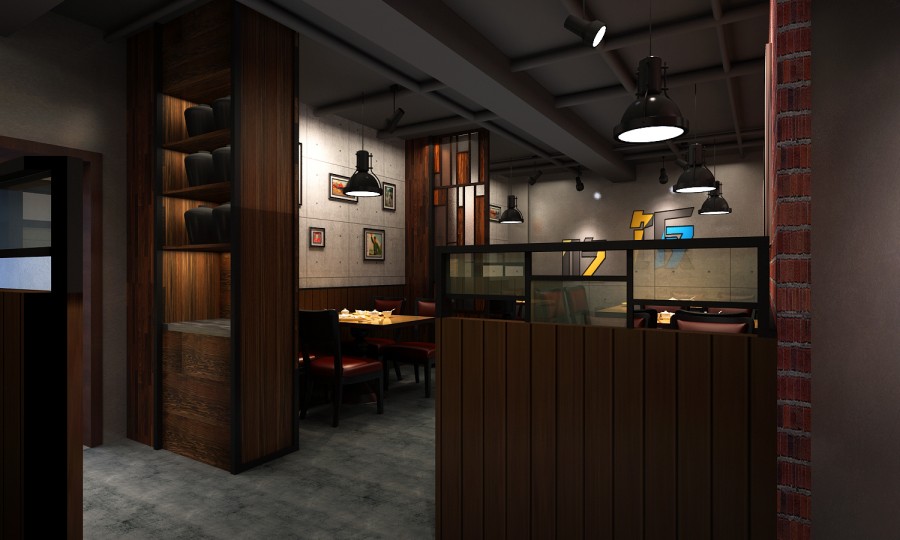 360平米開封中餐館裝修設(shè)計效果圖