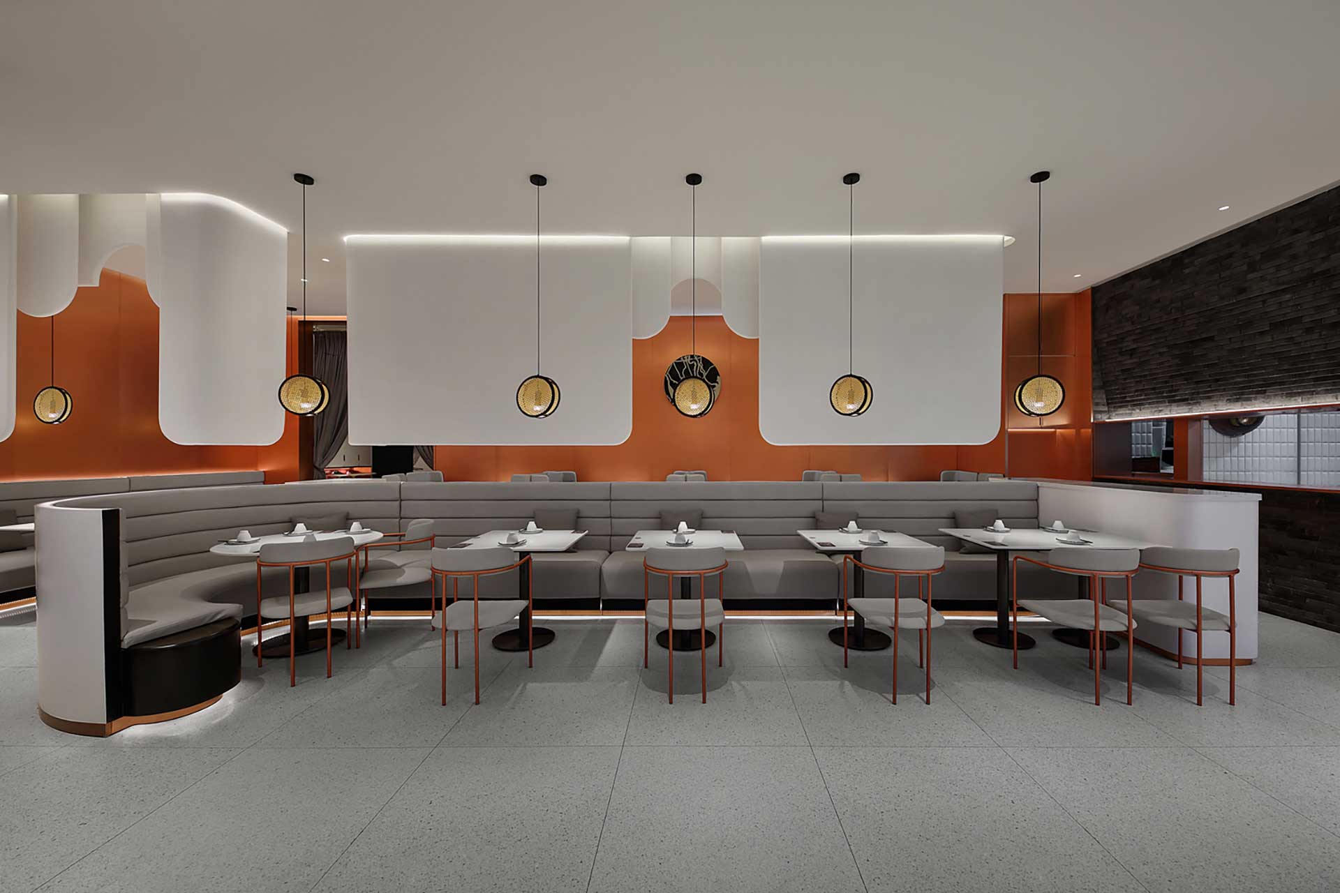 190平米鄭州飯店裝修設計效果圖