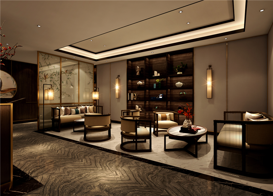 570平米足浴SPA會(huì)所裝修設(shè)計(jì)效果圖