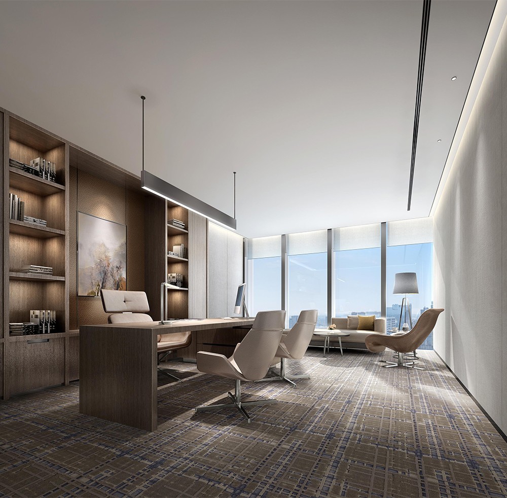 1300平米地產(chǎn)公司辦公樓設(shè)計(jì)效果圖