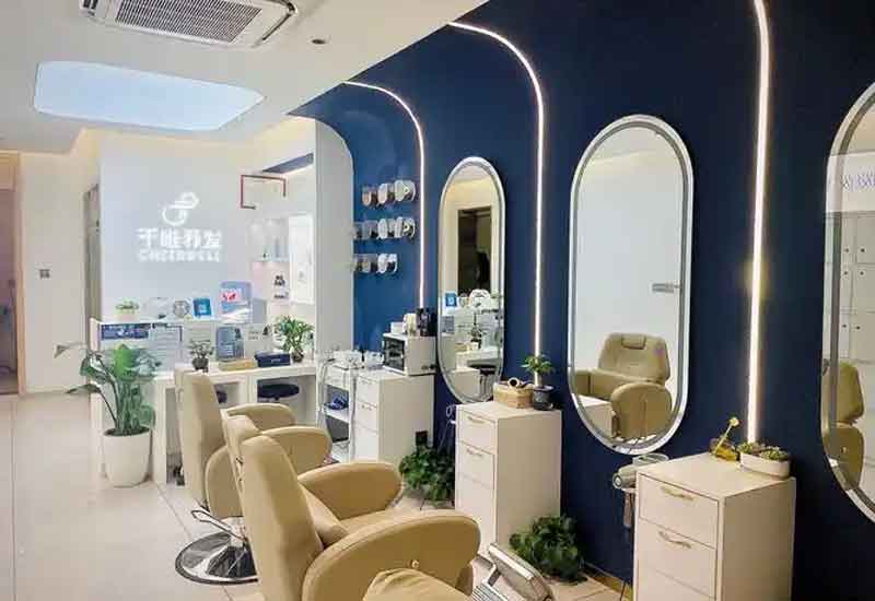 鄭州頭皮護理店裝修:頭皮護理空間設計