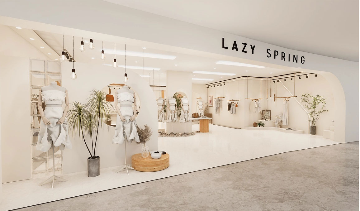 200平米鄭州服裝門店直播間設(shè)計(jì)效果圖