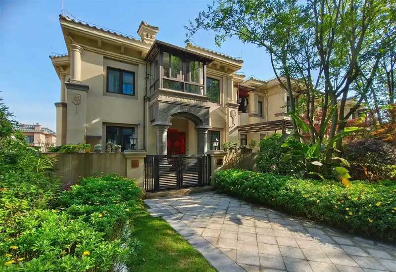 鄭州別墅設計：聯排別墅的庭院與室內融合設計