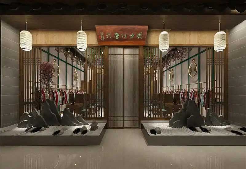 鄭州漢服店裝修設計,傳統文化元素的靈魂融入