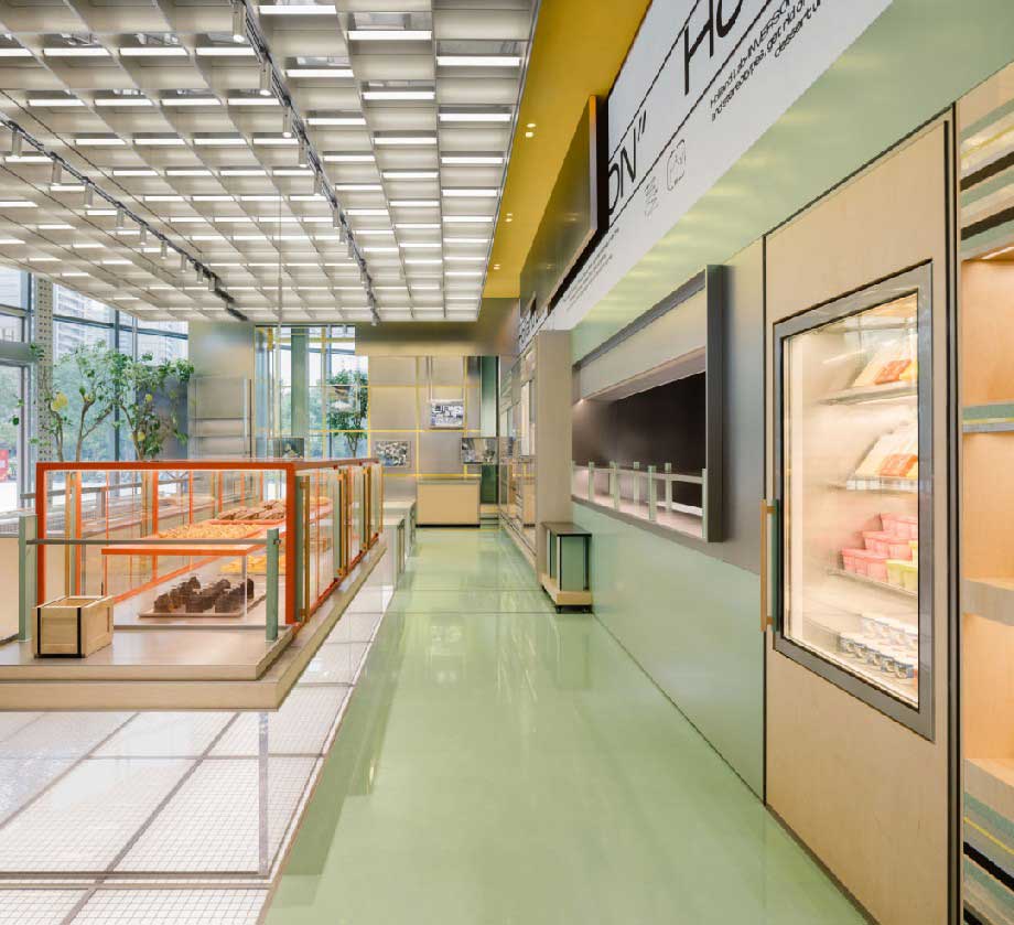 120平米面包店設(shè)計效果圖