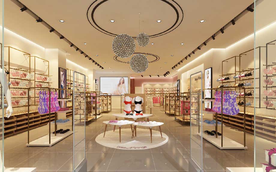 女士內(nèi)衣專賣店裝修設計圖
