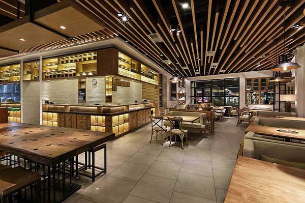 450平米連鎖餐飲店裝修設(shè)計(jì)效果圖