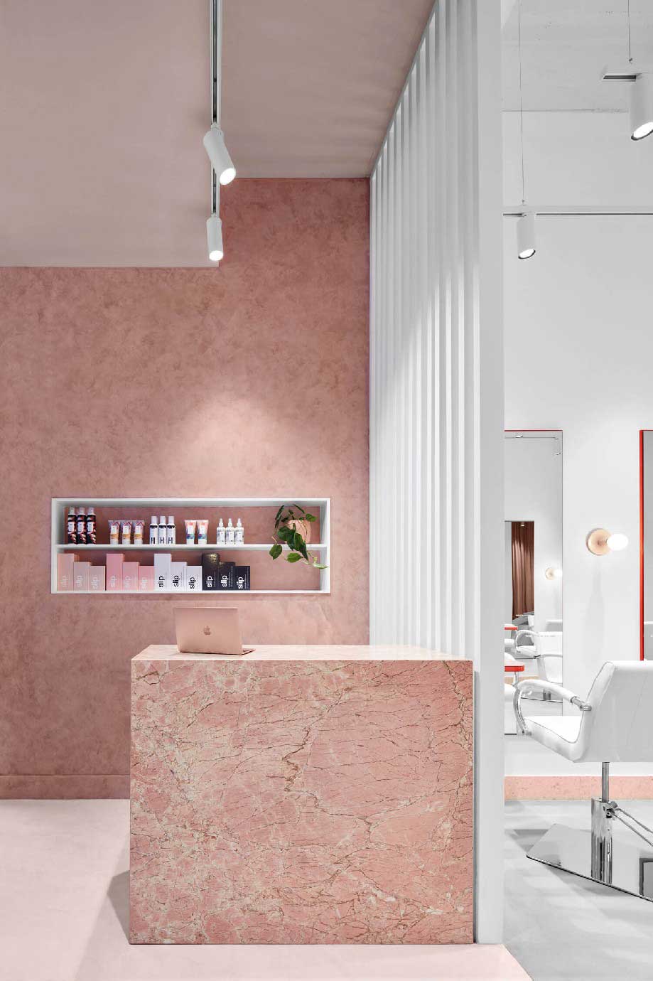 56平米理發(fā)店裝修設計效果圖