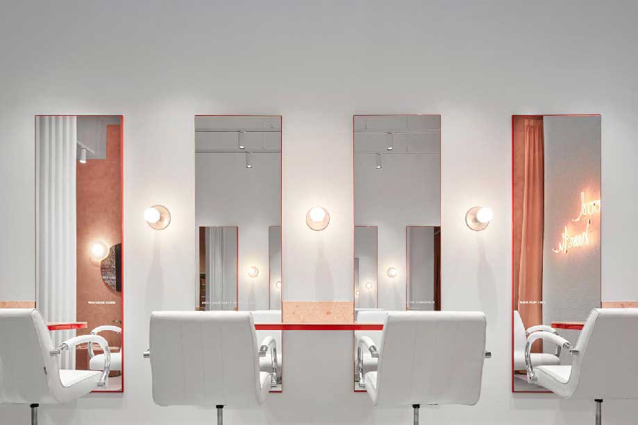 56平米理發(fā)店裝修設計效果圖