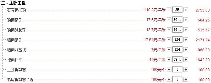 廚衛(wèi)裝修預算