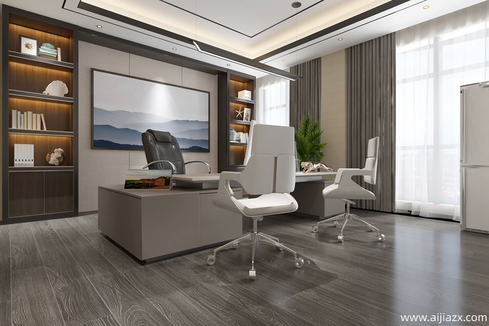 鄭州高新區美立方辦公室裝修設計案例